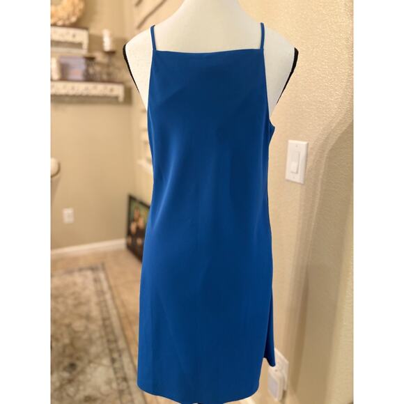 Lauren Ralph Lauren Royal Blue Shift Mini Dress Size 4 - Picture 3 of 7